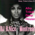 DJ B.Nice - Montreal - Deep, Tribal & Sexy 63 (** AFRO TRIBAL DEEP HOUSE - I LOVE my roots !!**)