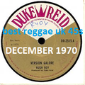 DECEMBER 1970 reggae