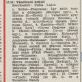 Tánczenei koktél. Szerkesztő: Csiba Lajos. 1975.03.31. Kossuth rádió. 12.35-13.20.