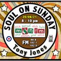 Soul On Sunday Show - 20/06/21, Tony Jones on MônFM Radio * * S O U L ** G A L O R E * *