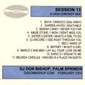 Session 13-A High Energy  Mix-February 2002-DJ Don Bishop