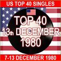 US TOP 40 : 13TH DECEMBER 1980