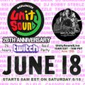 Unity Sound 26th Anniversary - Sunday 11am Final Lap Set Live on Twitch