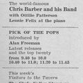 Pick of the Pops 1961 11 25 (Alan Freeman) - 33 mins from the live Trad Tavern show