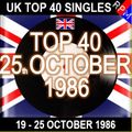 UK TOP 40 19-25 OCTOBER 1986