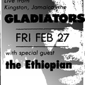 Gladiators w/ Yabby You / The Haunt / Ithaca, NY / 27 February 1987