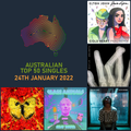 Australian Top 50 Singles - 24th January 2022