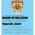 #675 #MadeInBelgium Live from Vooruit, Gent.  4-hour special of upcoming homegrown talent.
