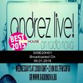 Andrez LIVE! S09E20 On 06.01.2016 H01 BEST OF 2015 TECH HOUSE