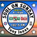 Soul On Sunday Show - 10/01/21, Tony Jones on MônFM Radio * S U N S E T * S O U L *