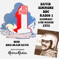 DAVID SIMMONS SOUL SHOW - RADIO ONE - 17-3-1973