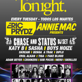 TONIGHT PARTY - 26 JULY 11 - SASHA - MIGHTY MOUSE - ANNIE MAC INTERVIEW