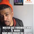 MISTER CEE THE RETURN OF THE THROWBACK AT NOON DAVE AKA TRUGOY TRIBUTE MIX 94.7 THE BLOCK NYC 2/13/2