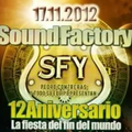 Alfredo Pareja @ 12 Aniversario Sound Factory (CD Promocional)