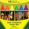 GAY CLASSICS MEGA MIX - VOLUME 1 (non-stop party mix) high energy eurobeat italo disco electro 80s