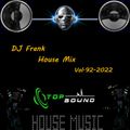 DJ Frank House Mix Vol.92-2022