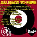 All back to mine - Ep. 19 - Criztoz talks with DJ Babs