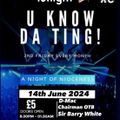 U KNOW DA TING! @RT FT D-MAC CHAIRMAN OF THE BOARD & SIR BARRY WHITE 14TH JUNE 2024 EDITION