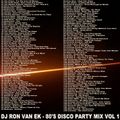 DJ Ron Van Ek - 80's Disco Party Mix Vol 1 (Section The 80's Part 2)