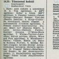 Tánczenei koktél. Szerkesztő: Szeberényi Vera. 1983.10.04. Petőfi rádió. 14.35-15.20.