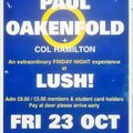 Paul Oakenfold Live @ Lush in Portrush, Northern Ireland (23-10-1998)
