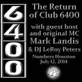 The Return of 6400 W/Mark Landis live on Cypress Radio 101.7