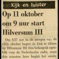 Hilversum III FM =>>  Competition For Offshore Radio Veronica?  <<= Thursday, 23rd August 1973