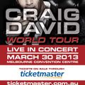Craig David World Tour 2013 CD Mixed by Stefan Radman