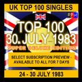 UK TOP 100 : 24 - 30 JULY 1983