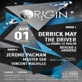 Derrick May @ Origin, Le Dieze-Montpellier, France-April 1, 2016