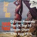 DJ Dino Presents The UK Top 50 Singles Charts 17th August Summer of 1975.
