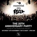 Sasha - Essential Mix 20 Years, Live @ the Warehouse Project (Manchester) - 16.11.2013