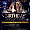 MR JUICY'S 40TH BIRTHDAY HOUSE PARTY 17TH JUNE 2017 FT CHAIRMAN OF THE BOARD & BROWNIE ROCKERS