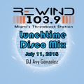 Rewind 1039 Lunchtime Disco mix 07/11/2018