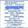 Sven Väth & Jeff Mills @ 9 Jahre Omen - Omen Frankfurt - 03.10.1997