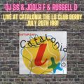 DJ SS Jools F Russell D Live at Catalonia The Lo Club Derby 20th July 1991