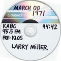 Larry Miller - KABC 95.5 FM 1971-03-xx
