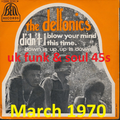 MARCH 1970: Funk & soul UK 45s