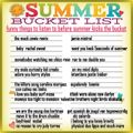 my summer bucket list/ funny things to listen to before summer kicks the bucket