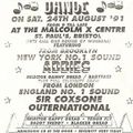 Sir Coxsone Meets King Addies@Malcolm X Centre St Pauls Bristol UK 24.8.1991
