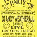 Time Shard live at the Herbal Tea Party Manchester 2nd February 1994