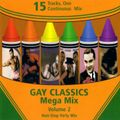 GAY CLASSICS MEGA MIX - VOLUME 2 (non-stop party mix) high energy eurobeat italo disco electro 80s