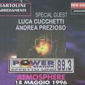Atmosphere Tivoli sabato 18 maggio 1996 Mixed By Andrea Prezioso & Luca Cucchetti lato B