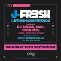So Solid Crew's DJ Swiss, Mac & Twins MC @ #JFreshAndFriends 18.09.21
