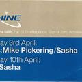 MIKE PICKERING & SASHA shine night live at hacienda, manchester uk 1991