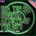 USA TOP 50 BIGGEST ARTISTS OF THE 80'S