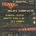 Carl Cox - live @ X-CLUB sun dance, Kadoc Club (01-04-1999)