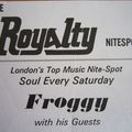 Froggy & Bob Jones Live at the Royalty 16th May 1981