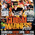 Global Madness - Young Gunz v Warrior Sound v YardBeat@B.A.A Gymnasium Bermuda 23.4.2016