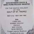 Sean French,Bob Jones & Chris Hill Live in St Tropez Tuesday 25th May 1982 Part 2 